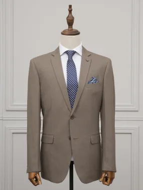 2 PIECE SUIT LIGHT BROWN