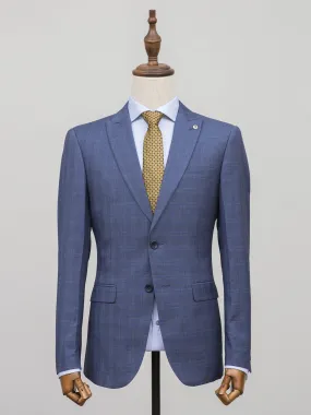 2 PIECE SUIT SLIM FIT BLUE GREY