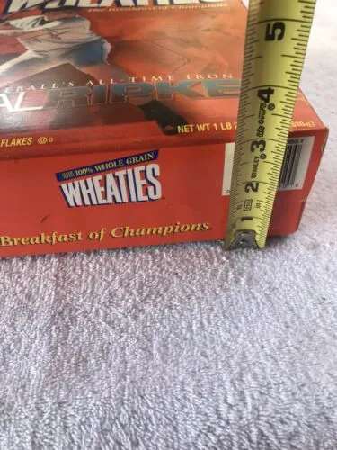 2002 Cal Ripken Jr All Time Iron Man Sealed/Unopened Wheaties Box