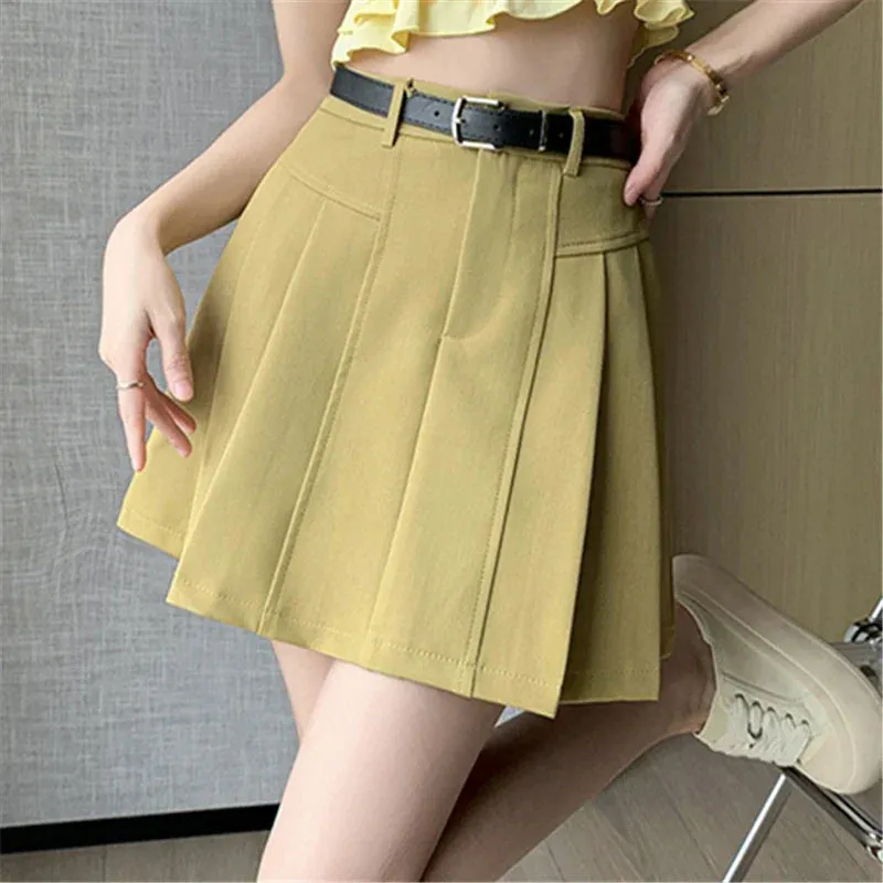 2024 Spring Summer New High Waist JK Suit Slim Skirts Shorts