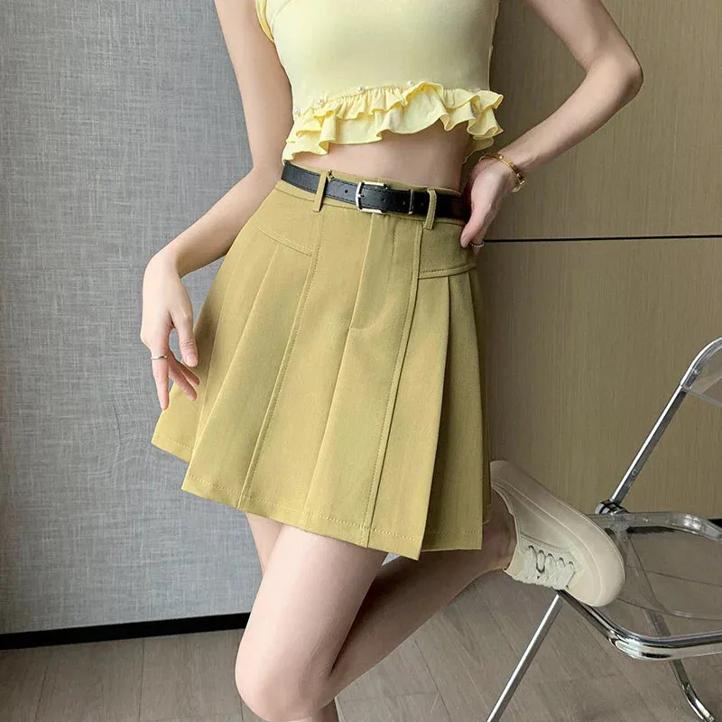 2024 Spring Summer New High Waist JK Suit Slim Skirts Shorts