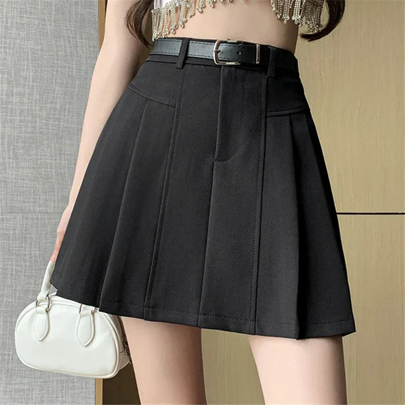 2024 Spring Summer New High Waist JK Suit Slim Skirts Shorts