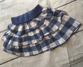 3-6 Months Checked Skirt