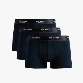 3-Pack Cotton Trunks Mens Navy