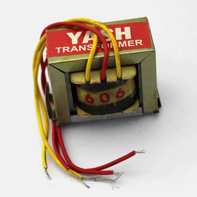 6-0-6 6V Center Tapped Step Down Transformer(6V/12V 1AMps)