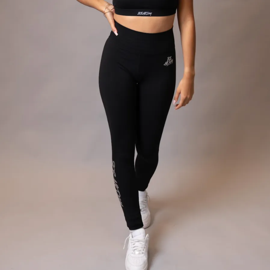 808ALLDAY Women's Black Leggings