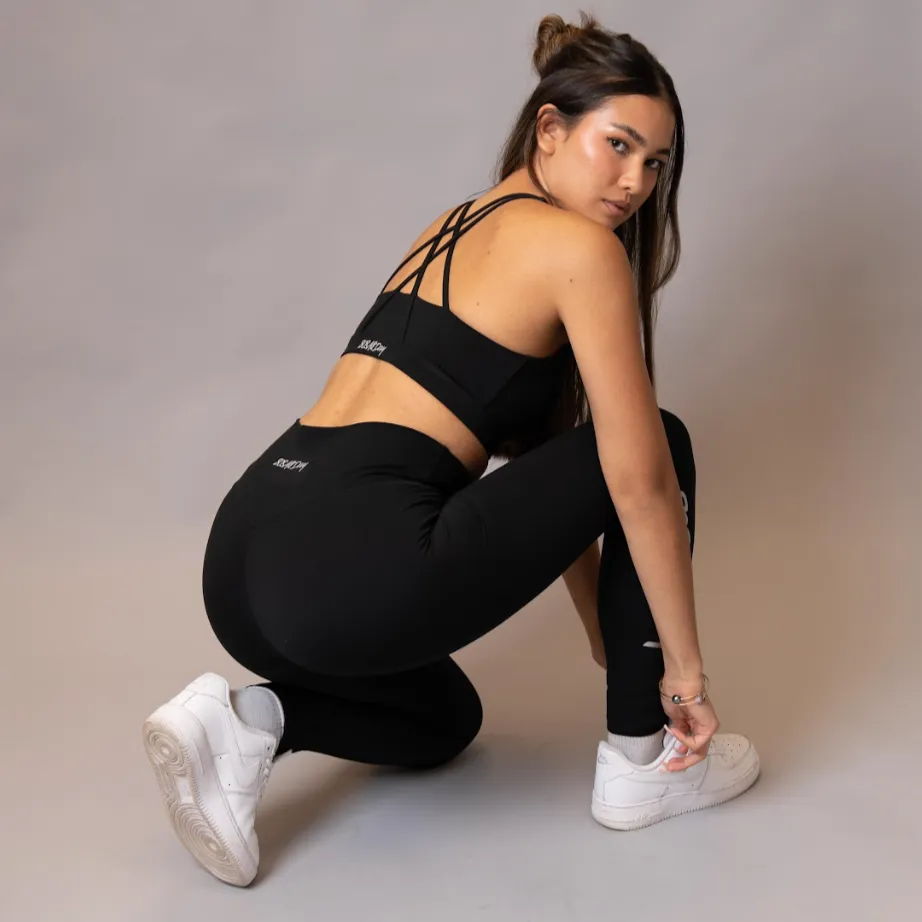 808ALLDAY Women's Black Leggings