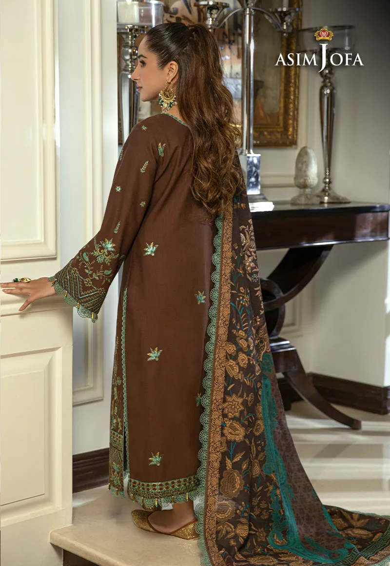 AJAW-01 EMBROIDERED KHADDAR 3 PCS