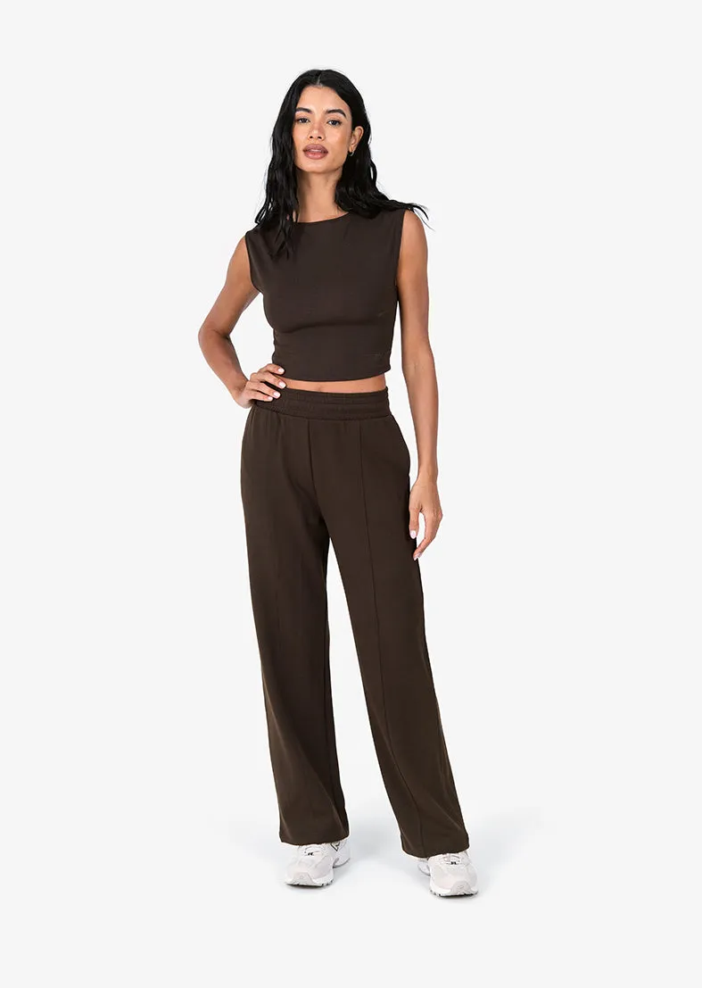 All-Around Lounge Straight Leg Trouser Coffee