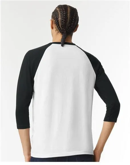 American Apparel CVC Raglan Tee