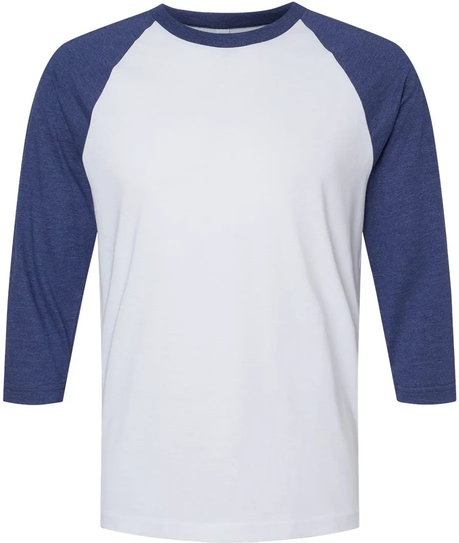 American Apparel CVC Raglan Tee