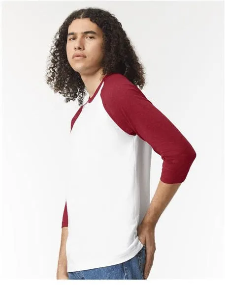 American Apparel CVC Raglan Tee