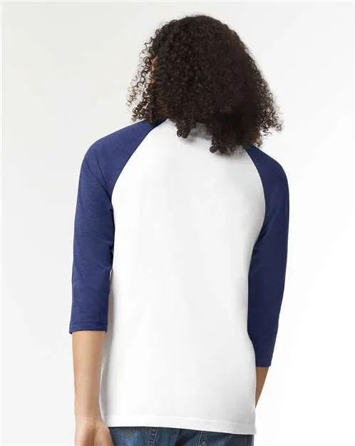 American Apparel CVC Raglan Tee