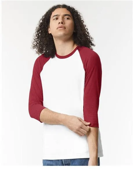 American Apparel CVC Raglan Tee