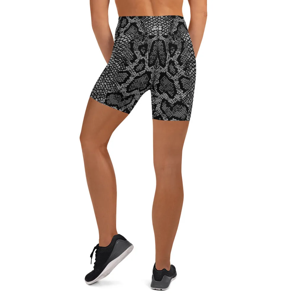 Anaconda High Waist Yoga Shorts