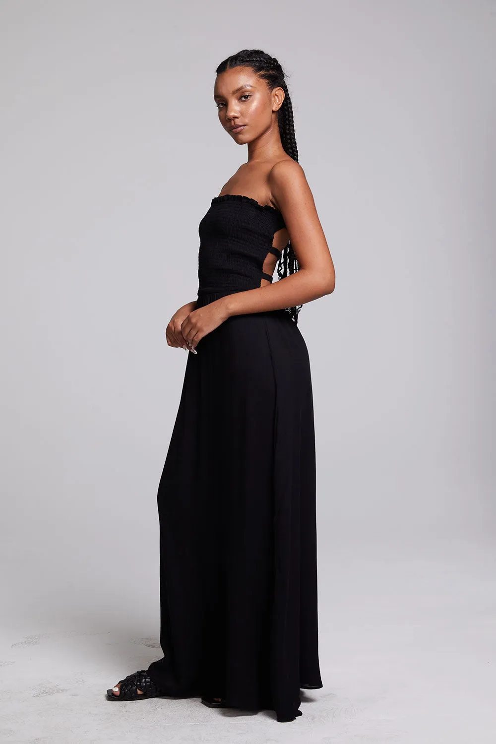 Anita Black Maxi Dress