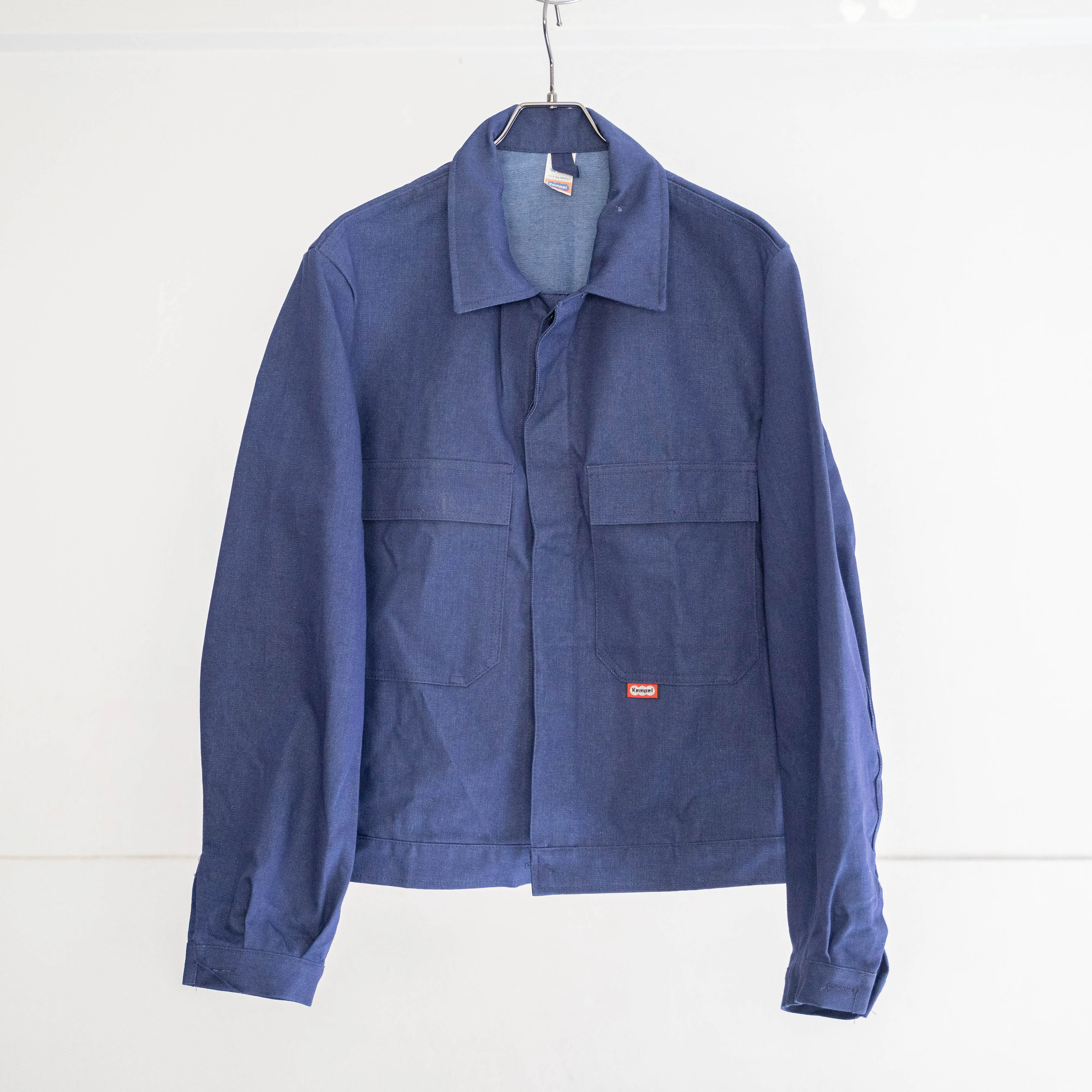 around 1970s Germany blue denim work jacket 'dead stock'