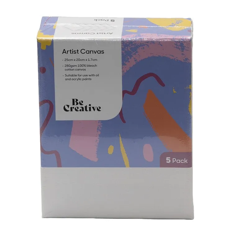 Artist Canvas Panel, 5pk