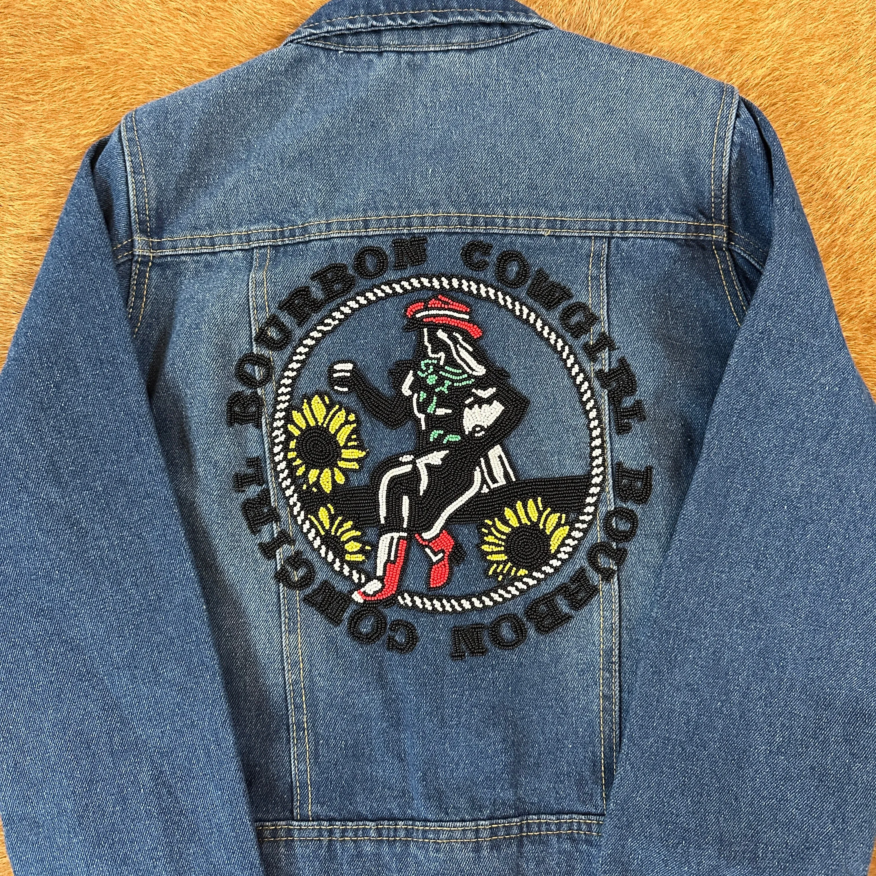 Beaded Bourbon Cowgirl Denim Jacket