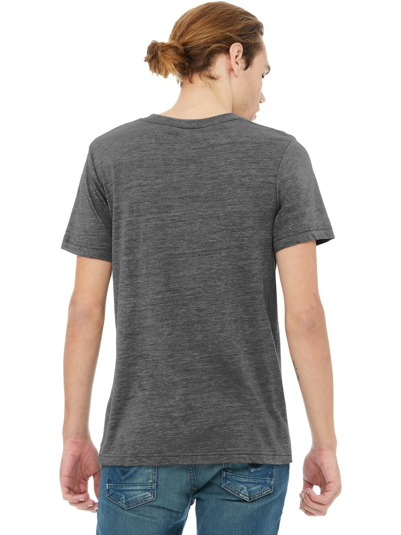 Bella Canvas Unisex Textured Jersey V-Neck Tee