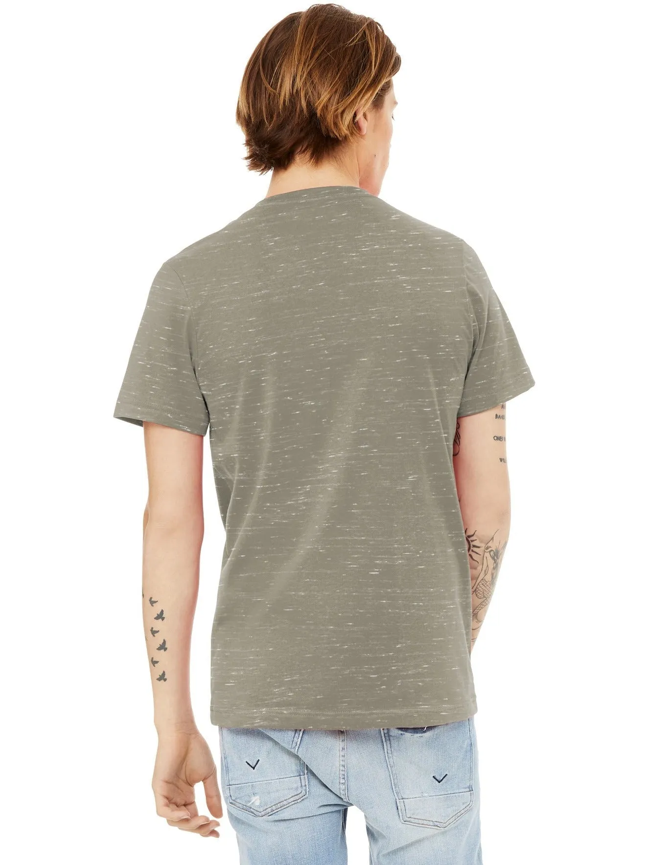 Bella Canvas Unisex Textured Jersey V-Neck Tee