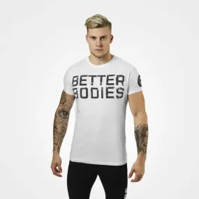 Better Bodies Basic Logo Tee - White