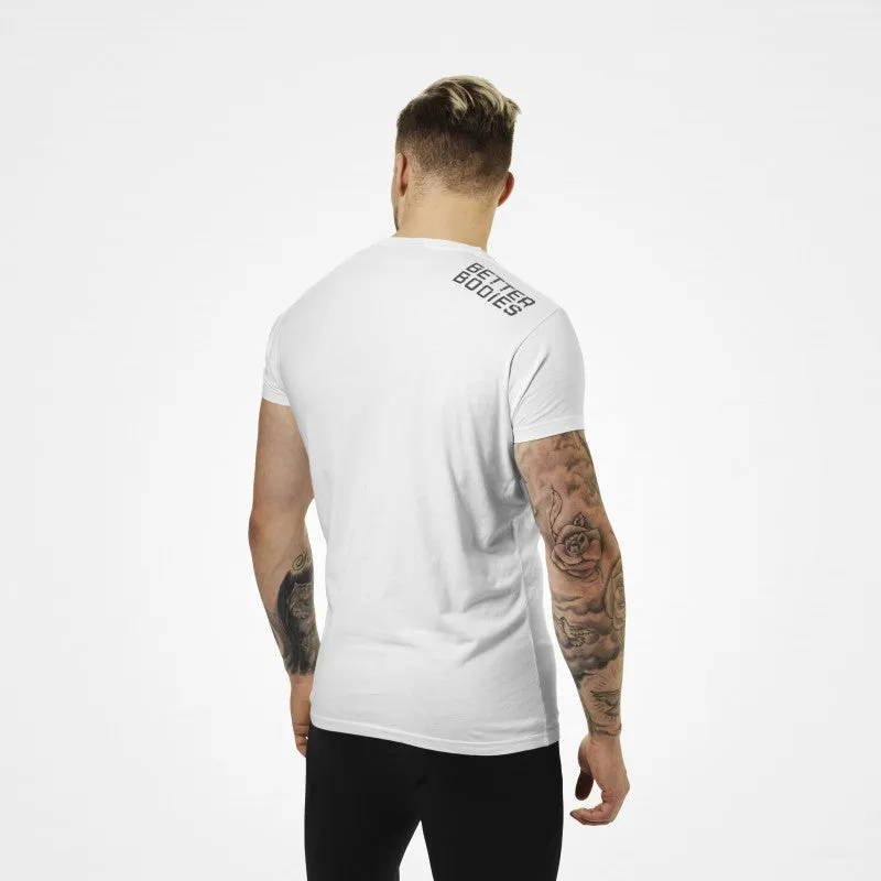 Better Bodies Basic Logo Tee - White