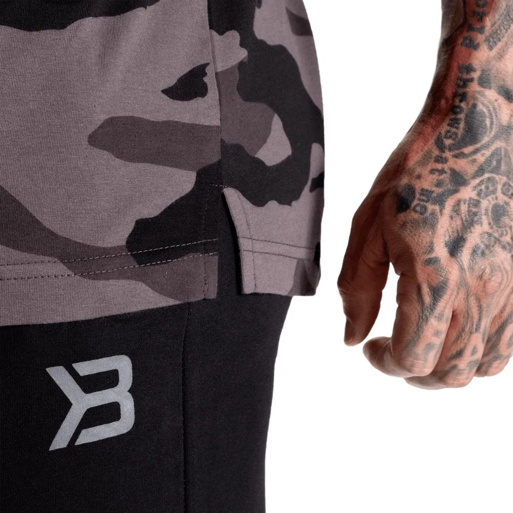 Better Bodies Gym Tapered Tee - Dark Camo