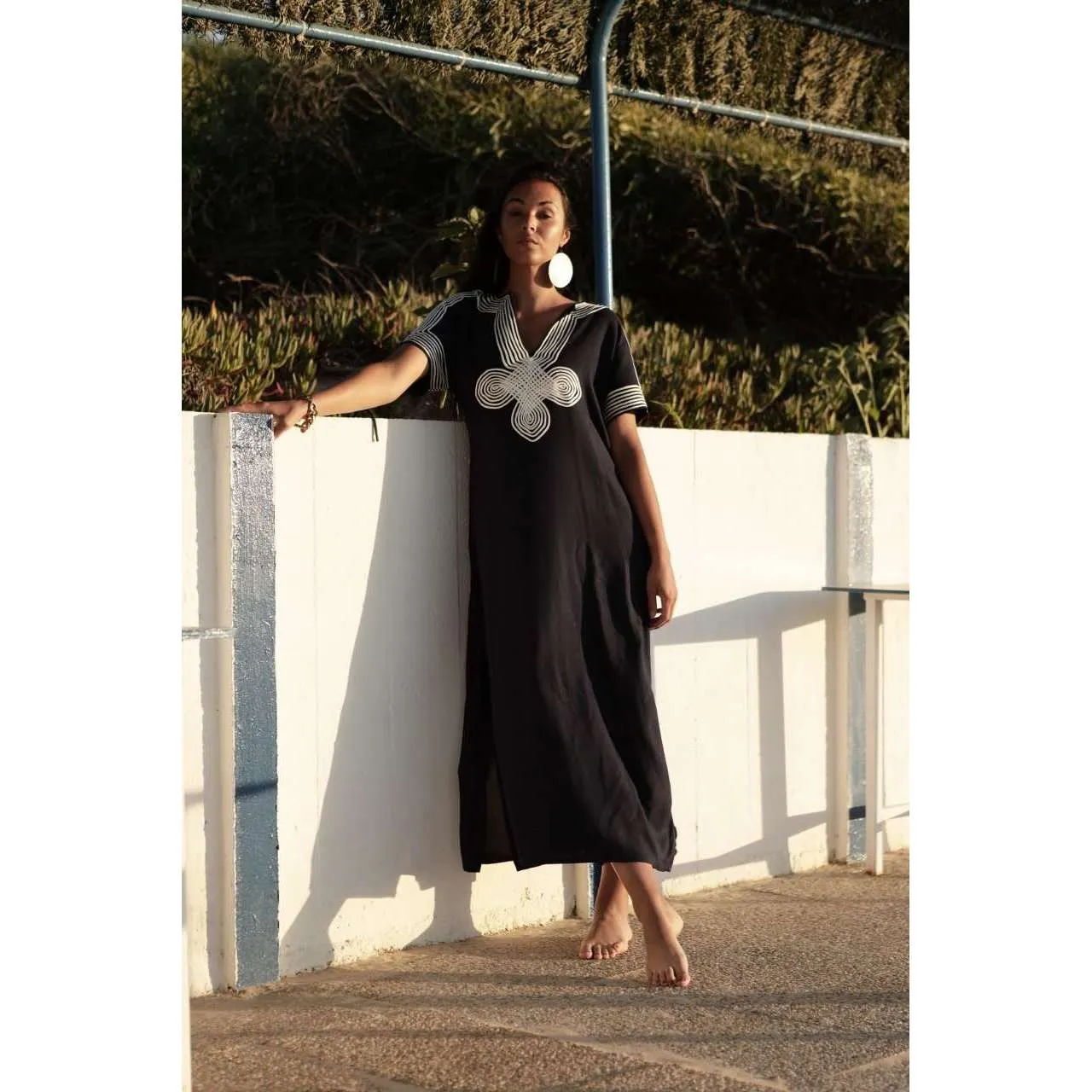 Black & White Amira Kaftan Caftan & Loungewear