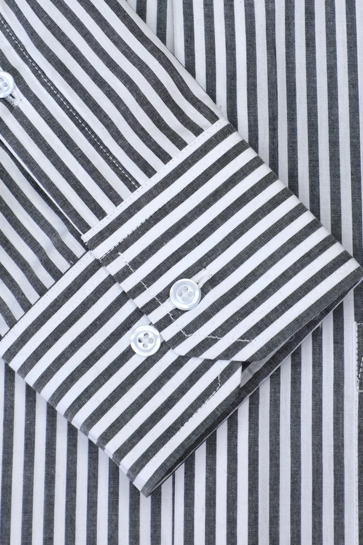 Black Bengal Stripe Formal Shirt