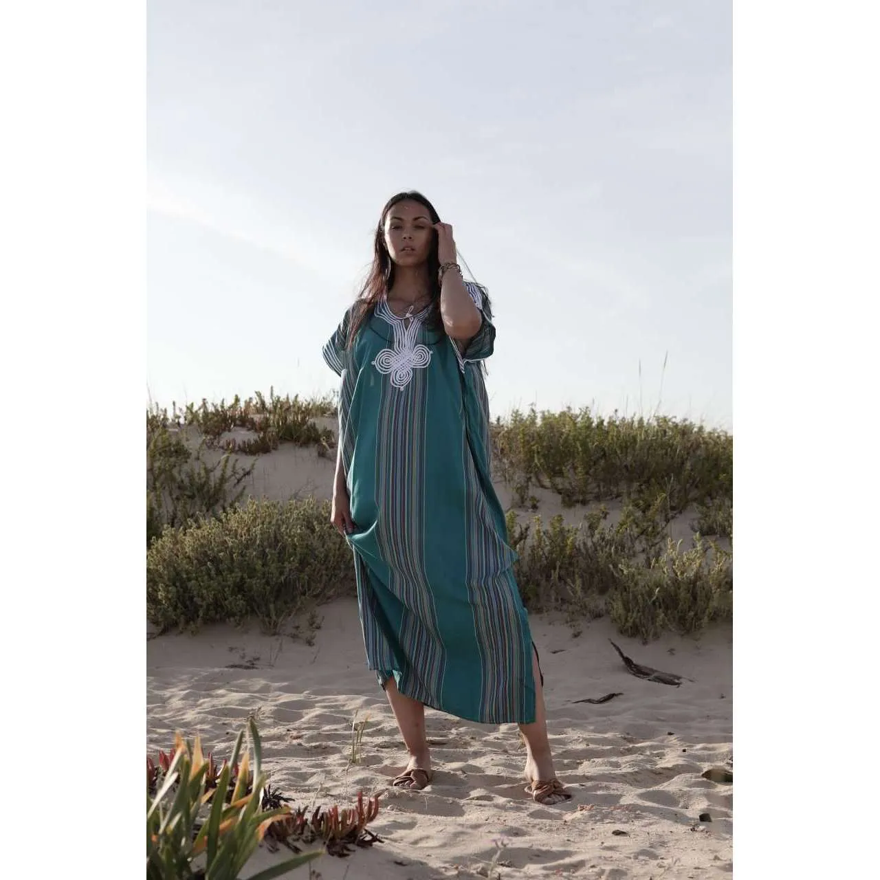 Blue Bedouin Kaftan Caftan & Loungewear