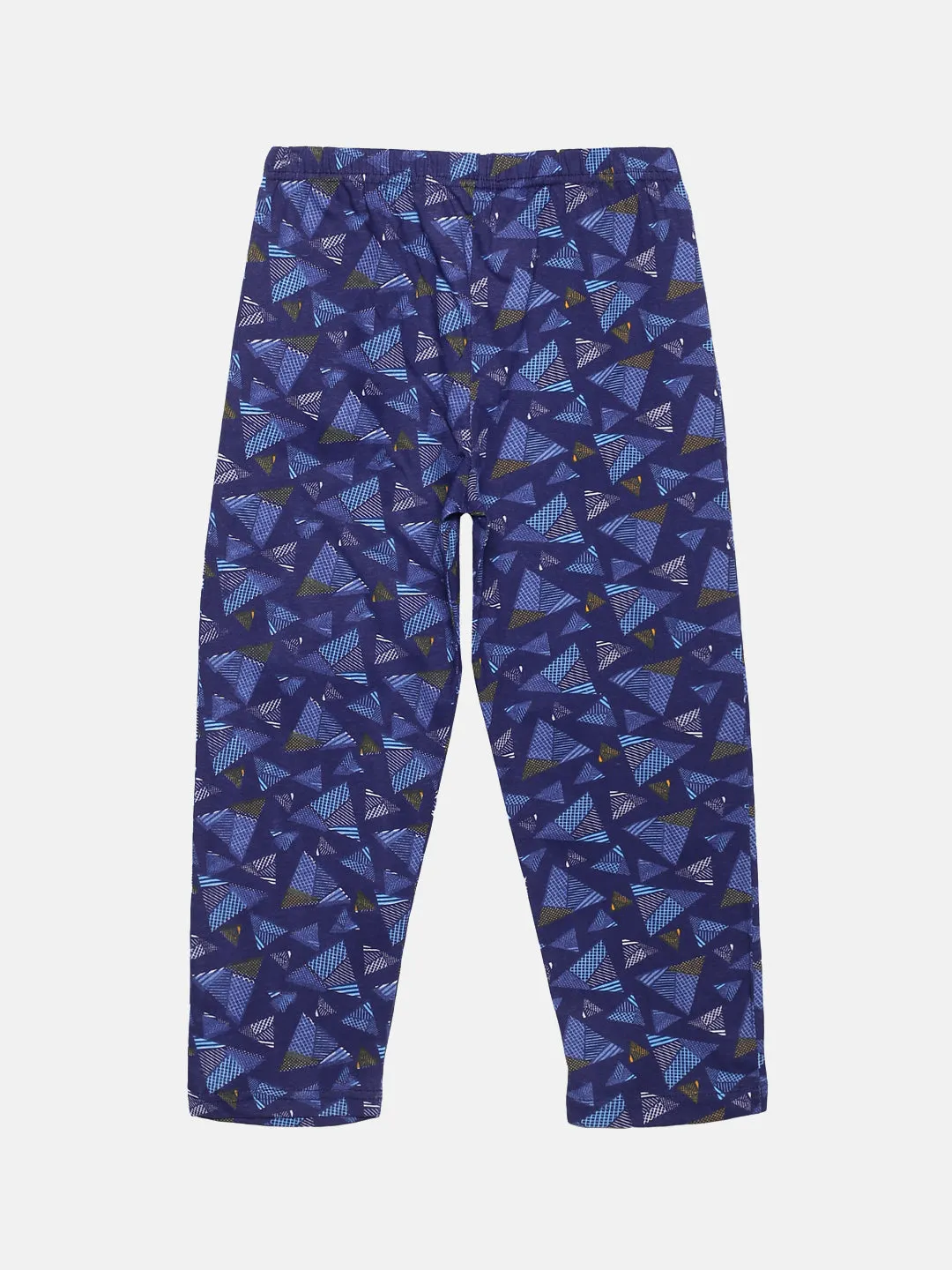 Boys Aop Print Shirt & Pyjama Night Set