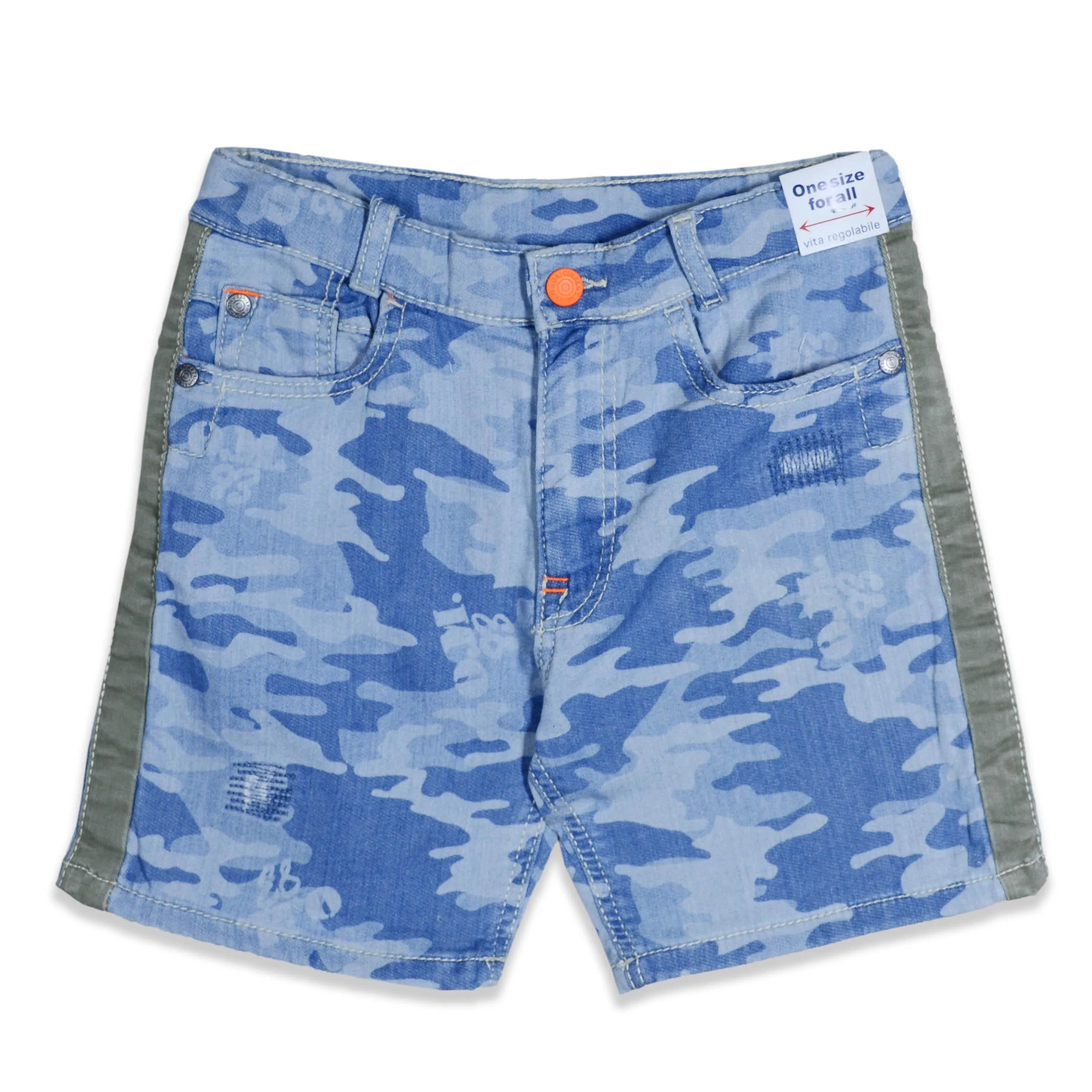 C1813 ORG-MAR 5-Pocket Deep Jungle Denim Short