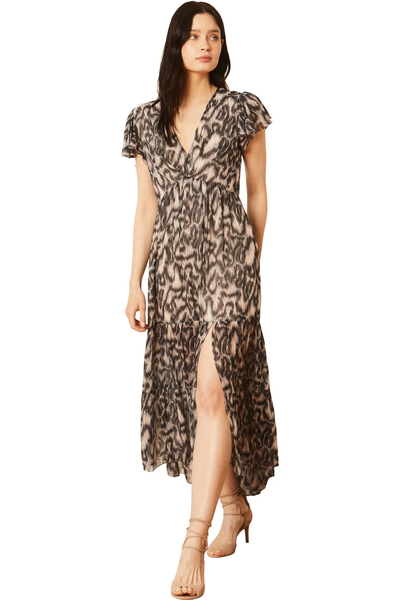 Caballero Mia Dress in Inky Ikat