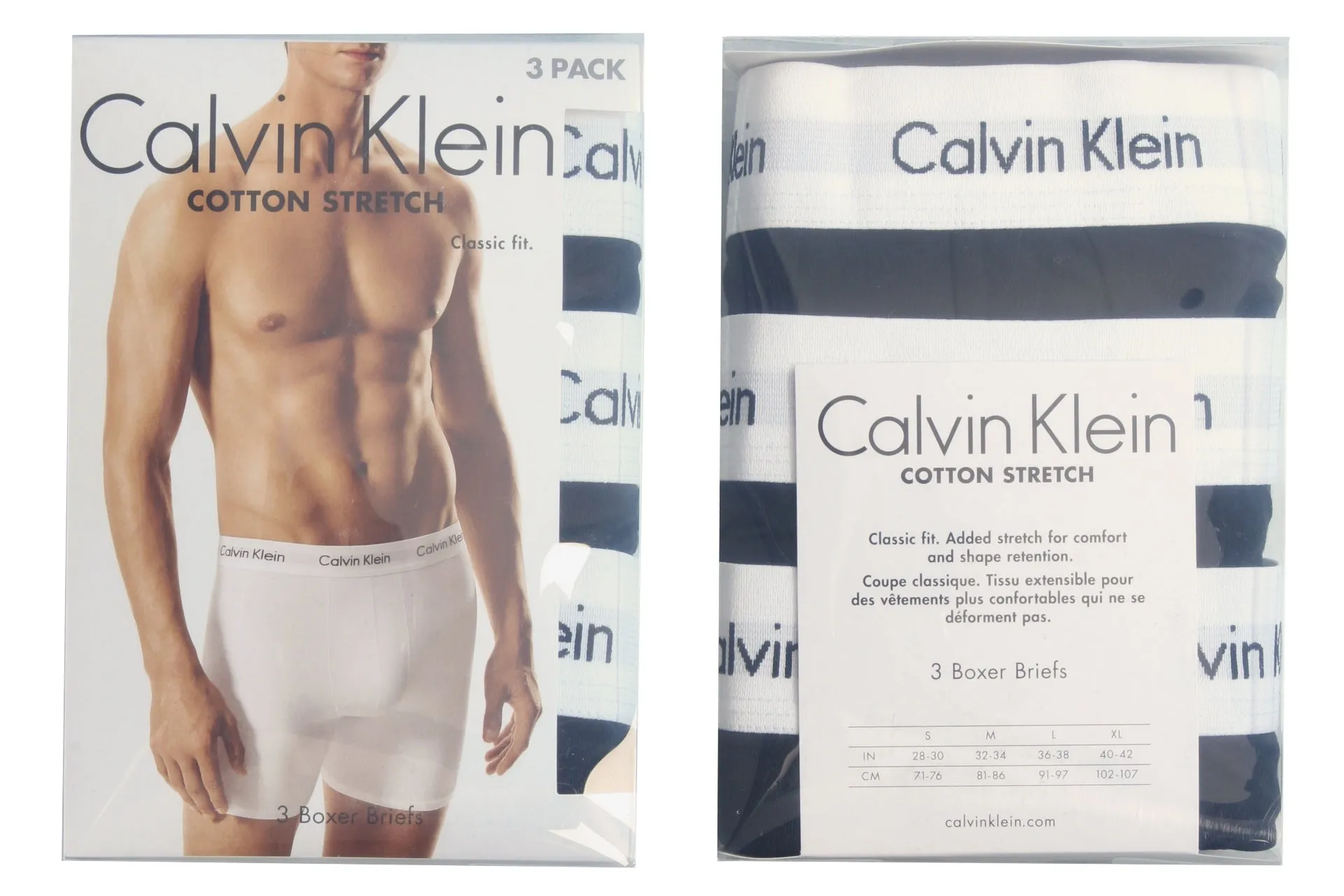 Calvin Klein Mens Boxer Briefs - Classic Fit (3-Pack)