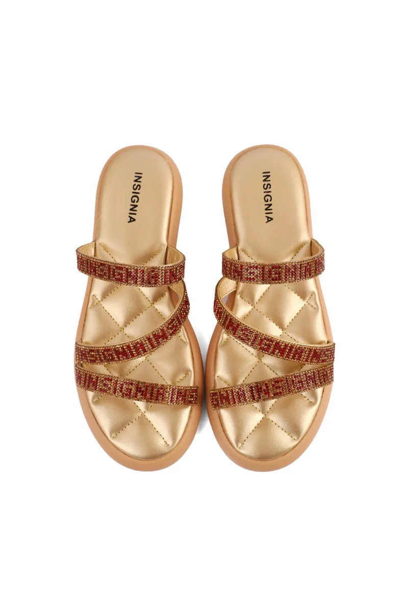 Casual Slip On I32884-Golden