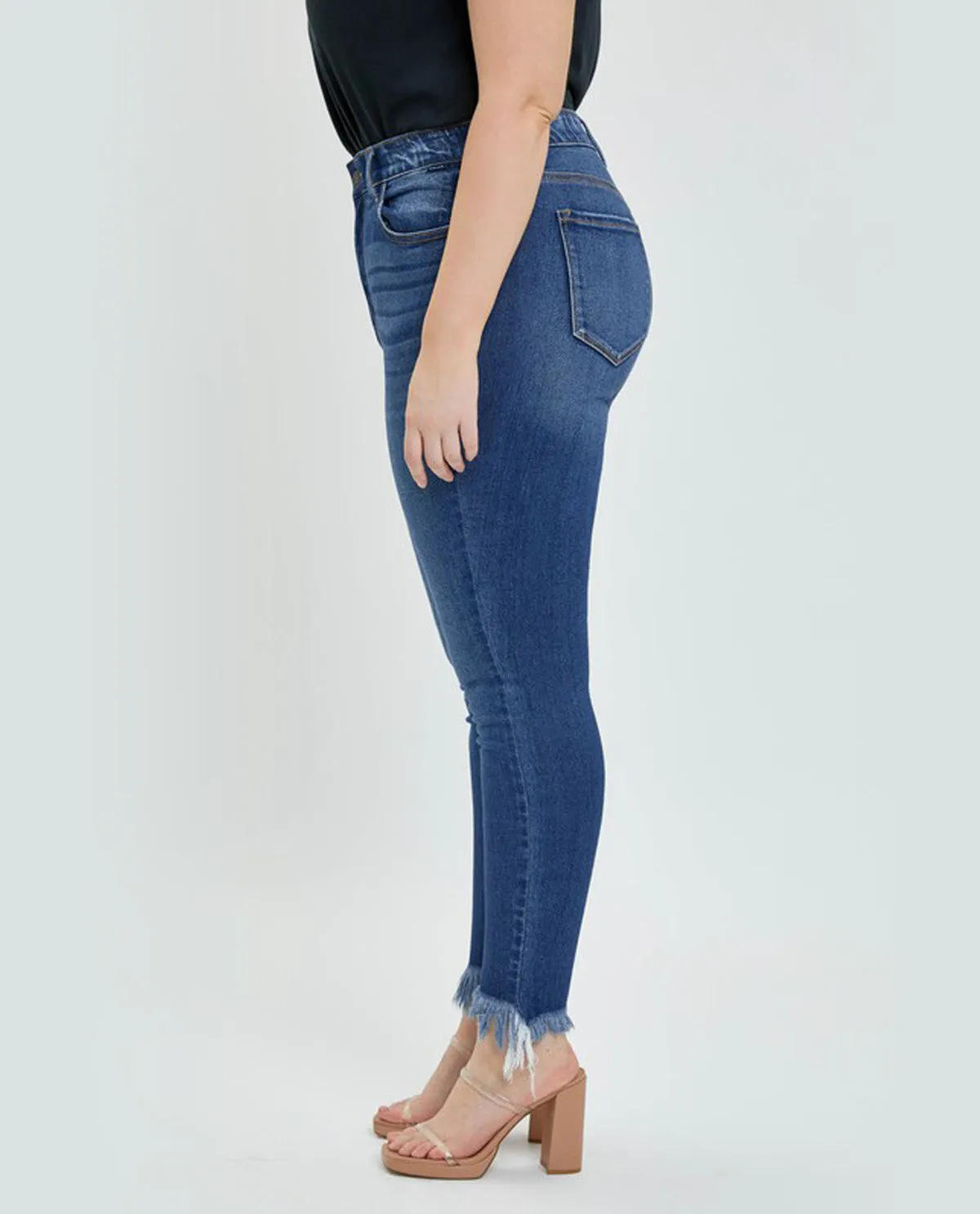 Cello PLUS High Rise Ankle Skinny Jeans