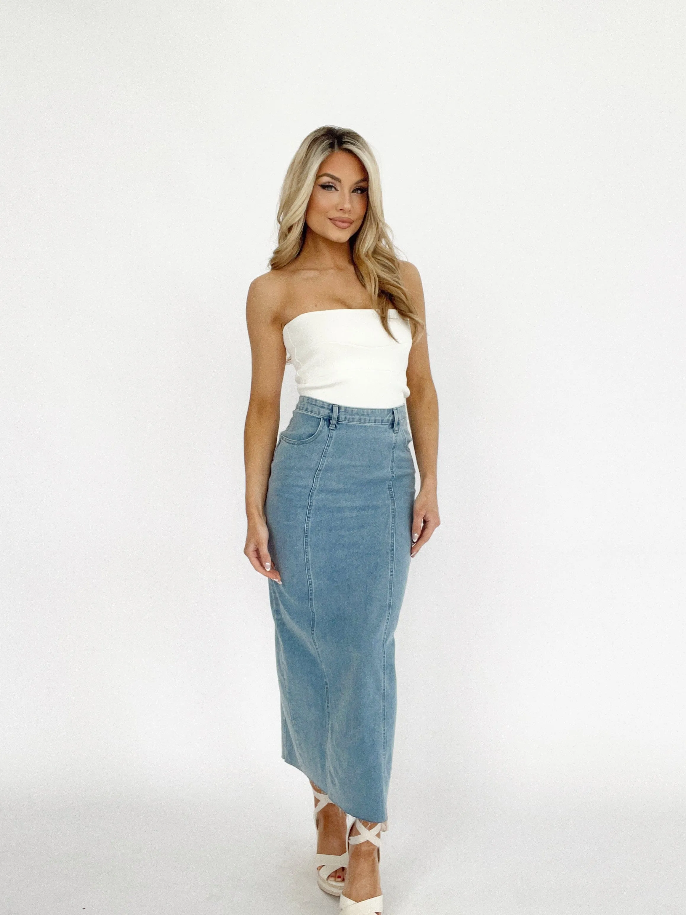 Charmaine Denim Skirt