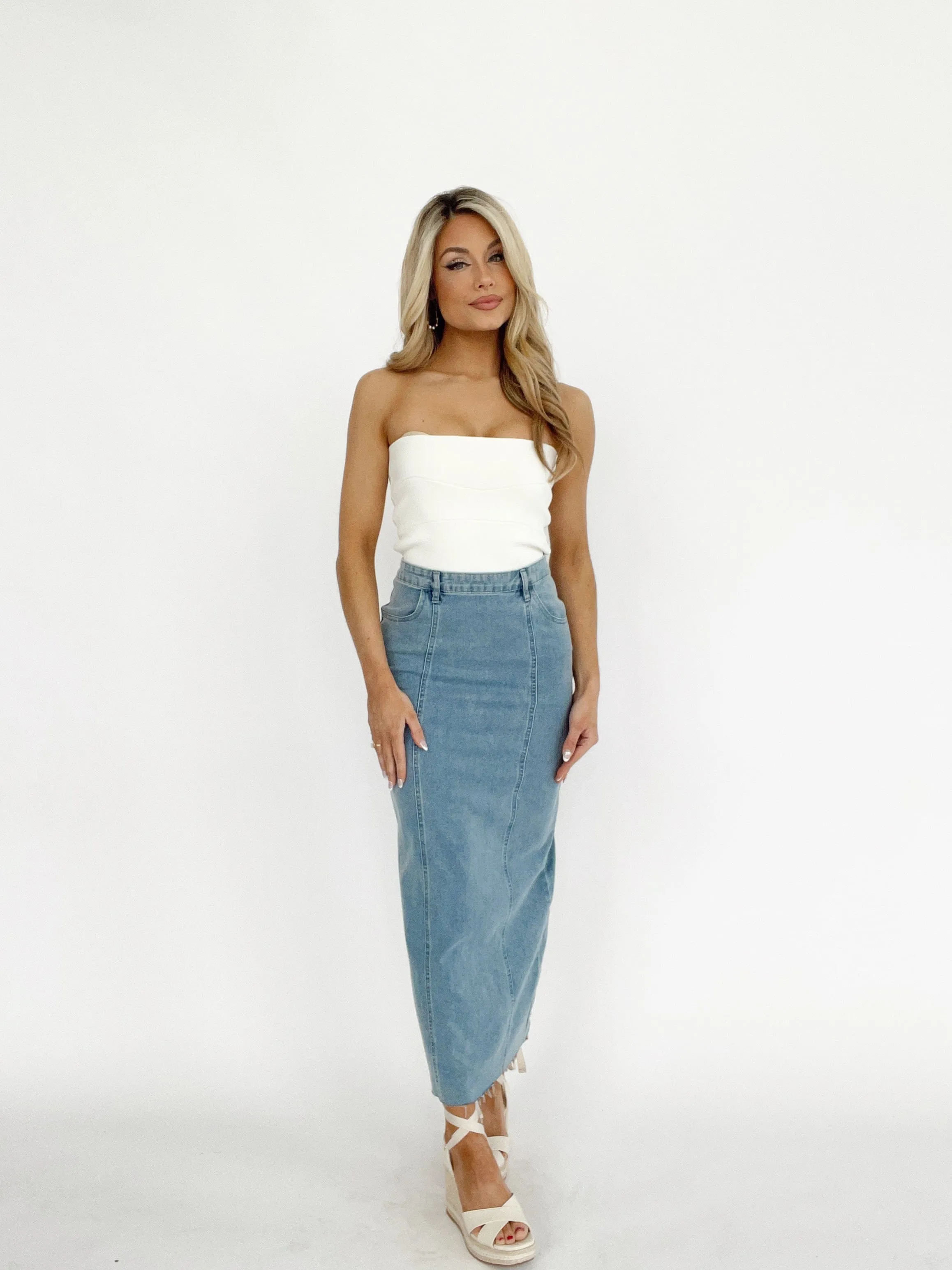 Charmaine Denim Skirt