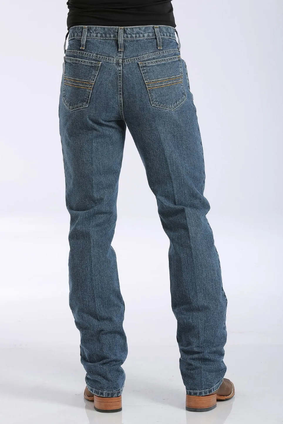 Cinch Silver Label Dark Stonewash Slim Fit Jean Style MB98034001