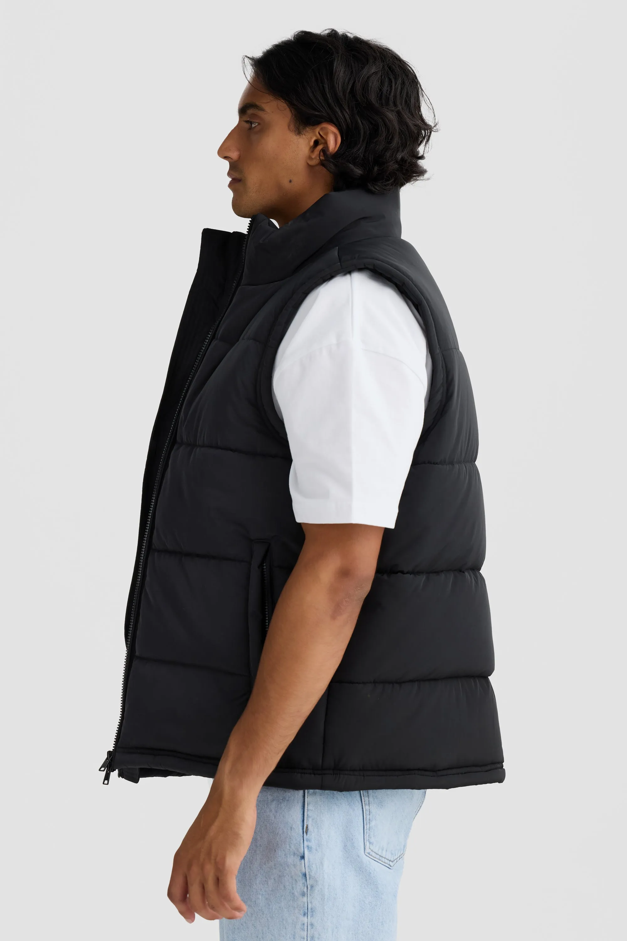 Colorado Black Puffer Vest