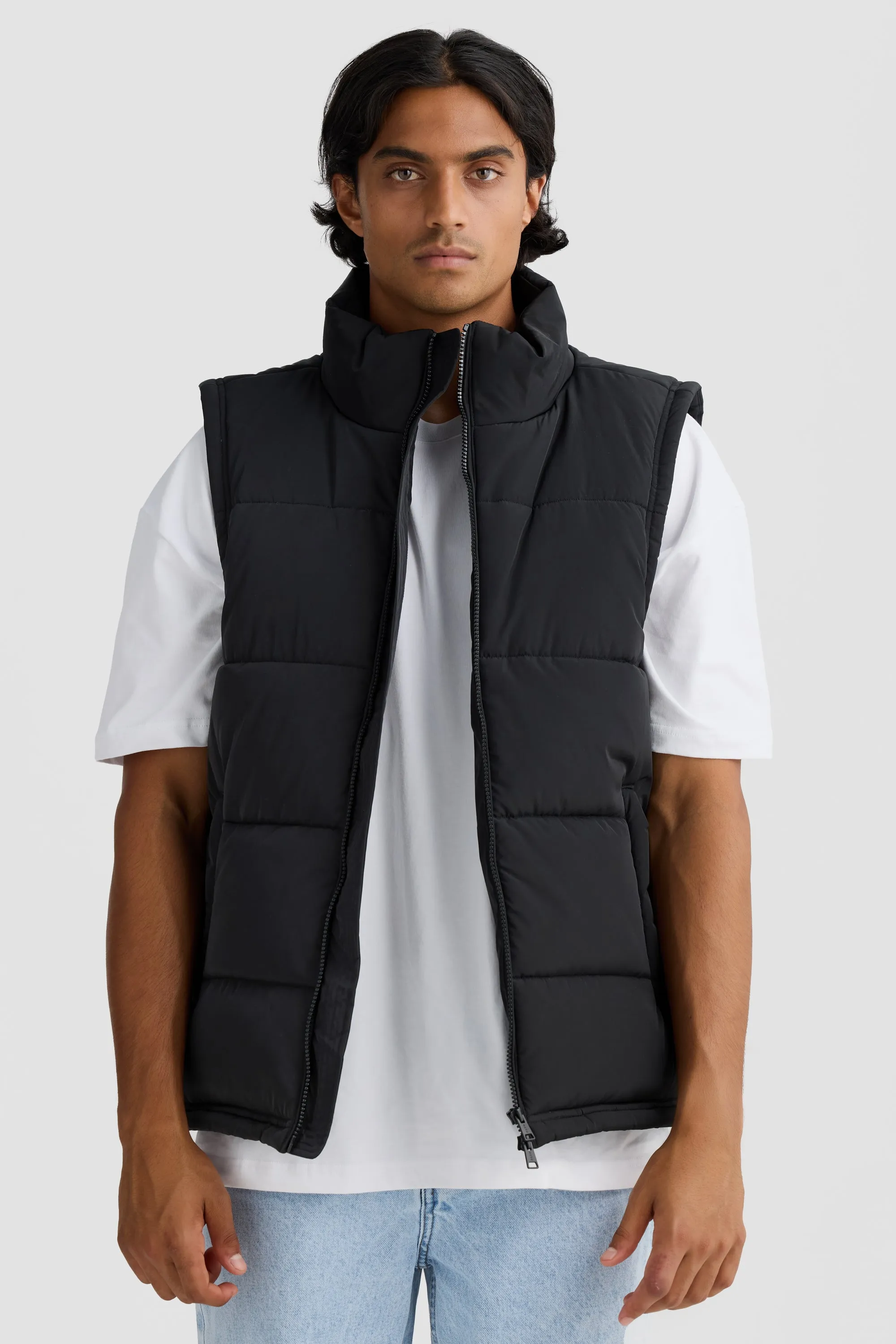 Colorado Black Puffer Vest