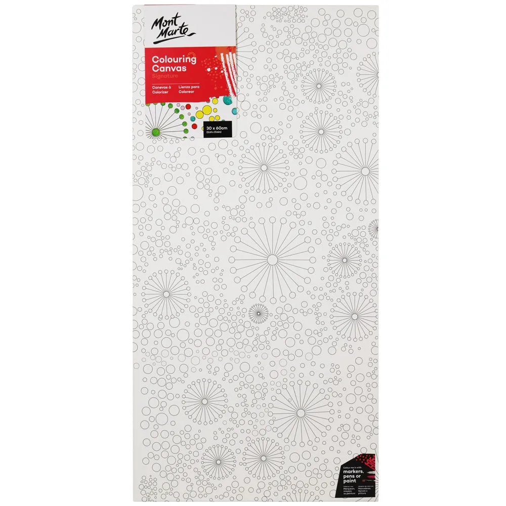 Colouring Canvas Signature 30 x 60cm (11.8 x 23.6in) - Bubbles