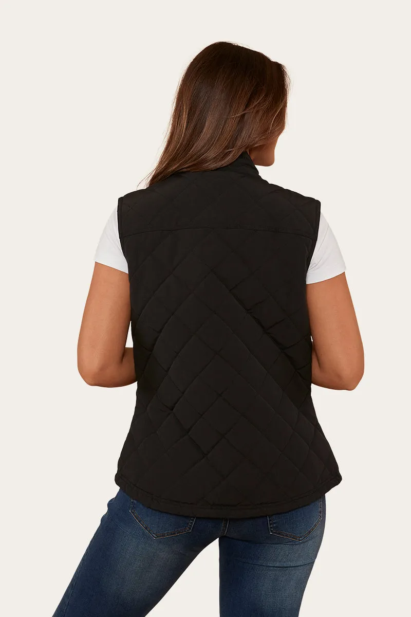 Cora Womens Reversible Vest - Black