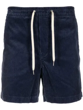 Corduroy Drawstring-Fastening Shorts