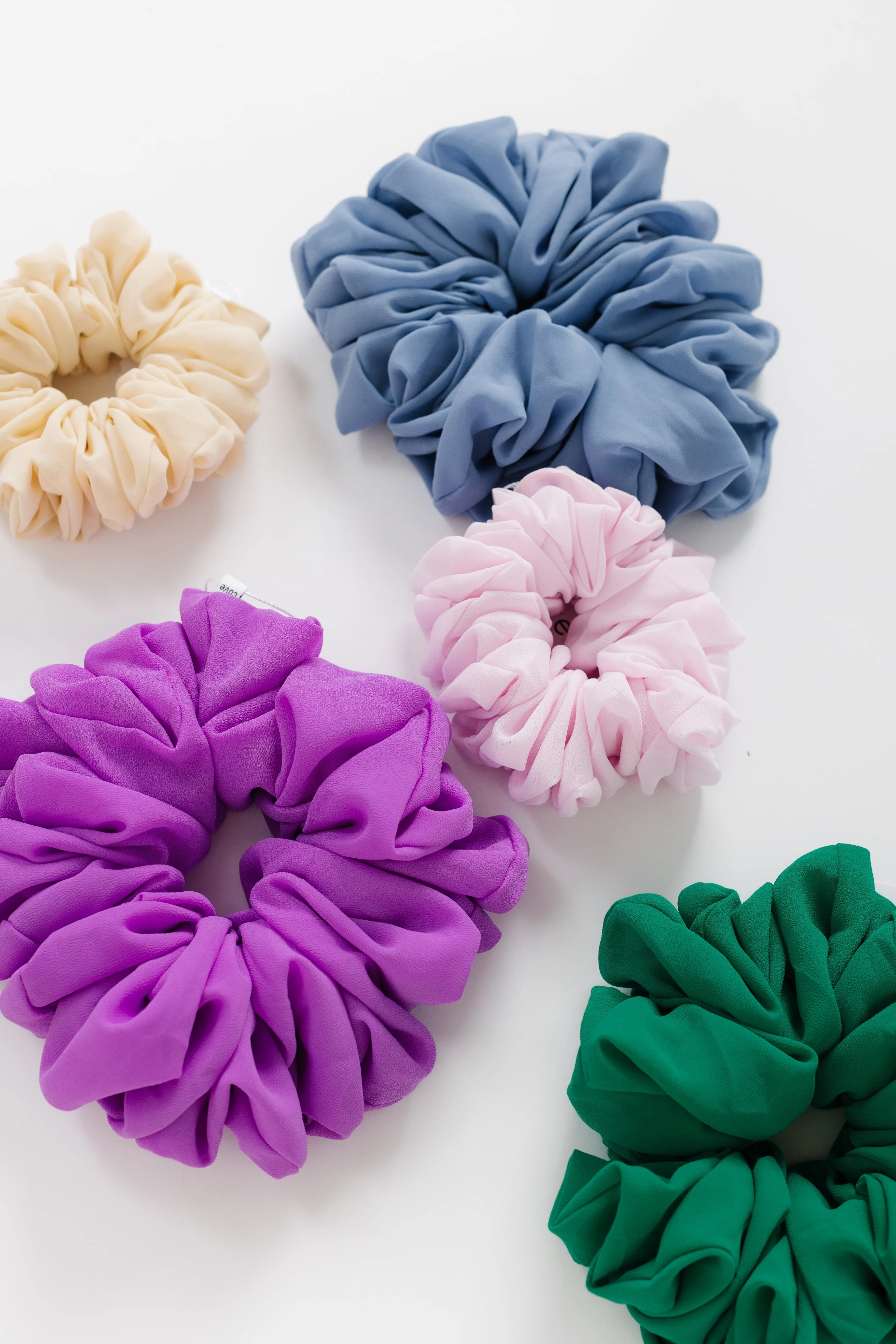 Cove Chiffon Jumbo Scrunchie