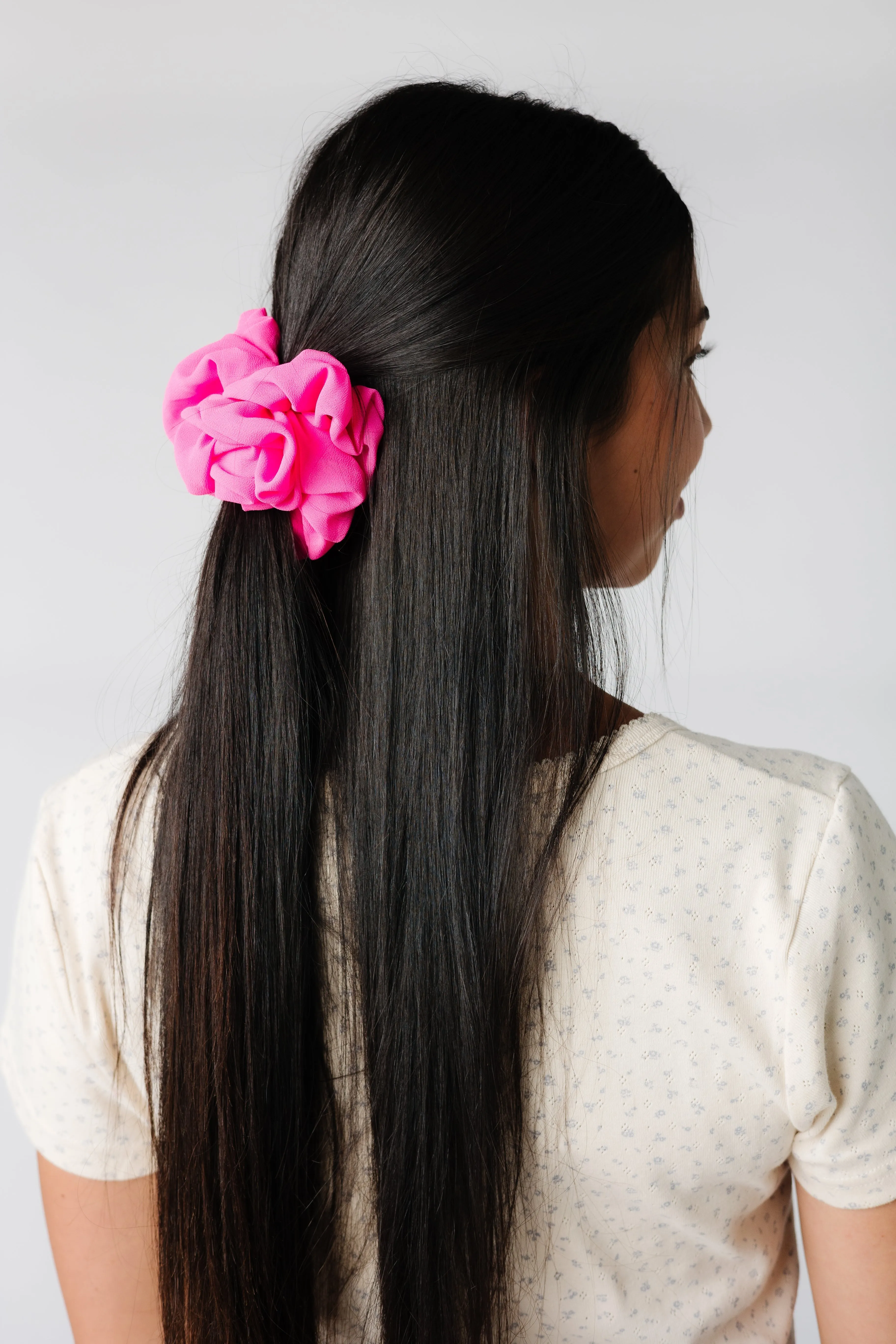 Cove Chiffon Jumbo Scrunchie