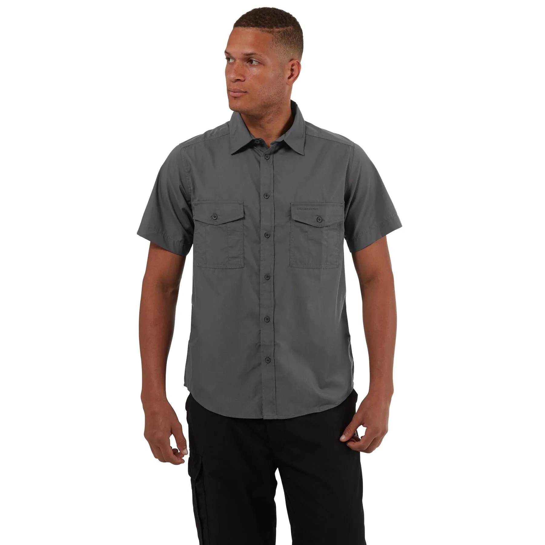 Craghoppers Mens Kiwi Short Sleeved Shirt Nosi Defense