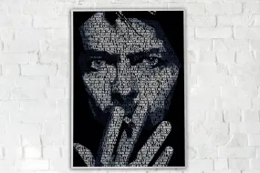 David Bowie Custom Printing, Home Decor, Wall Hanging, Custom Music Canvas, David Bowie Home Decor, Singer Canvas Rolls