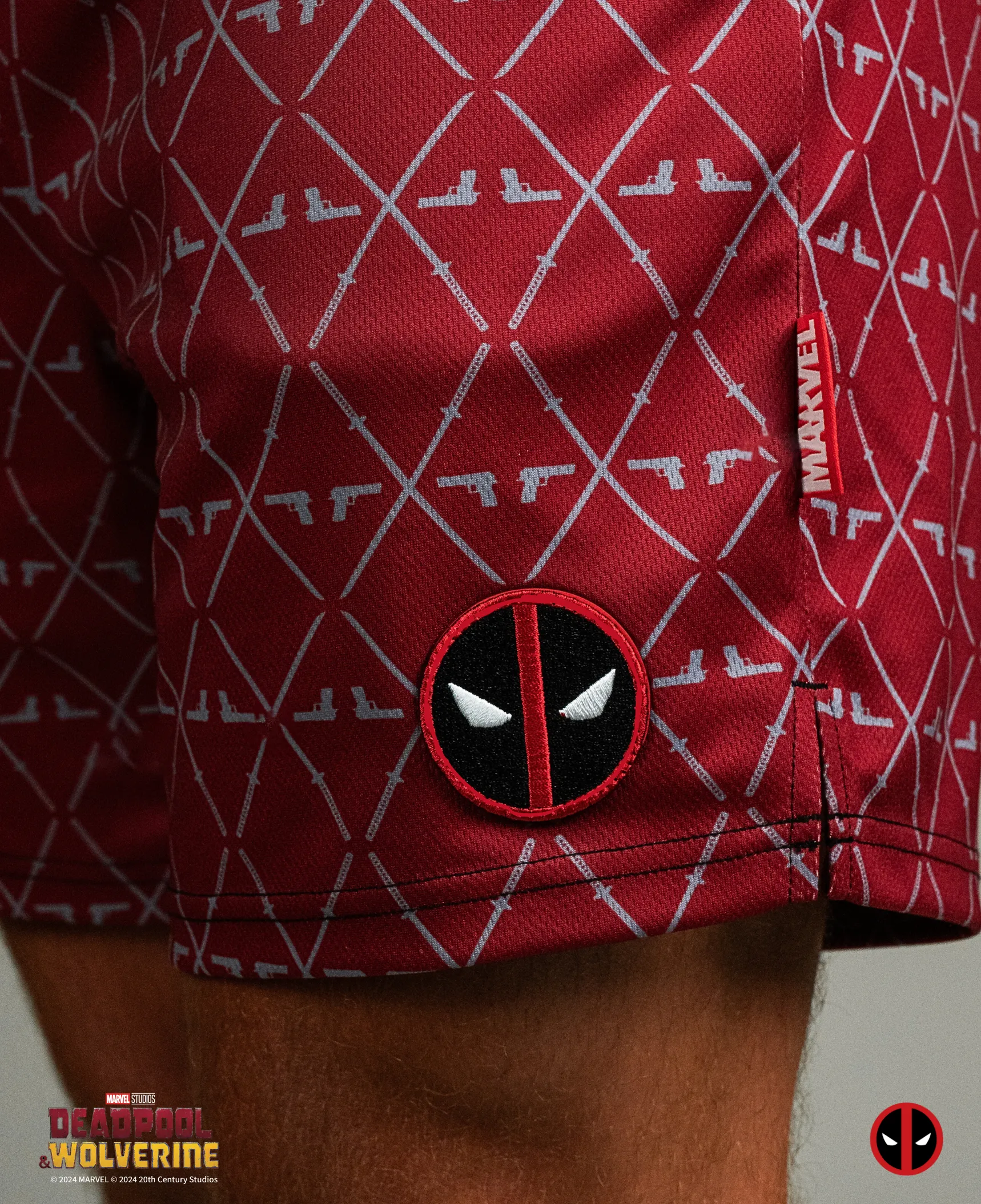 DEADPOOL Shorts - Red